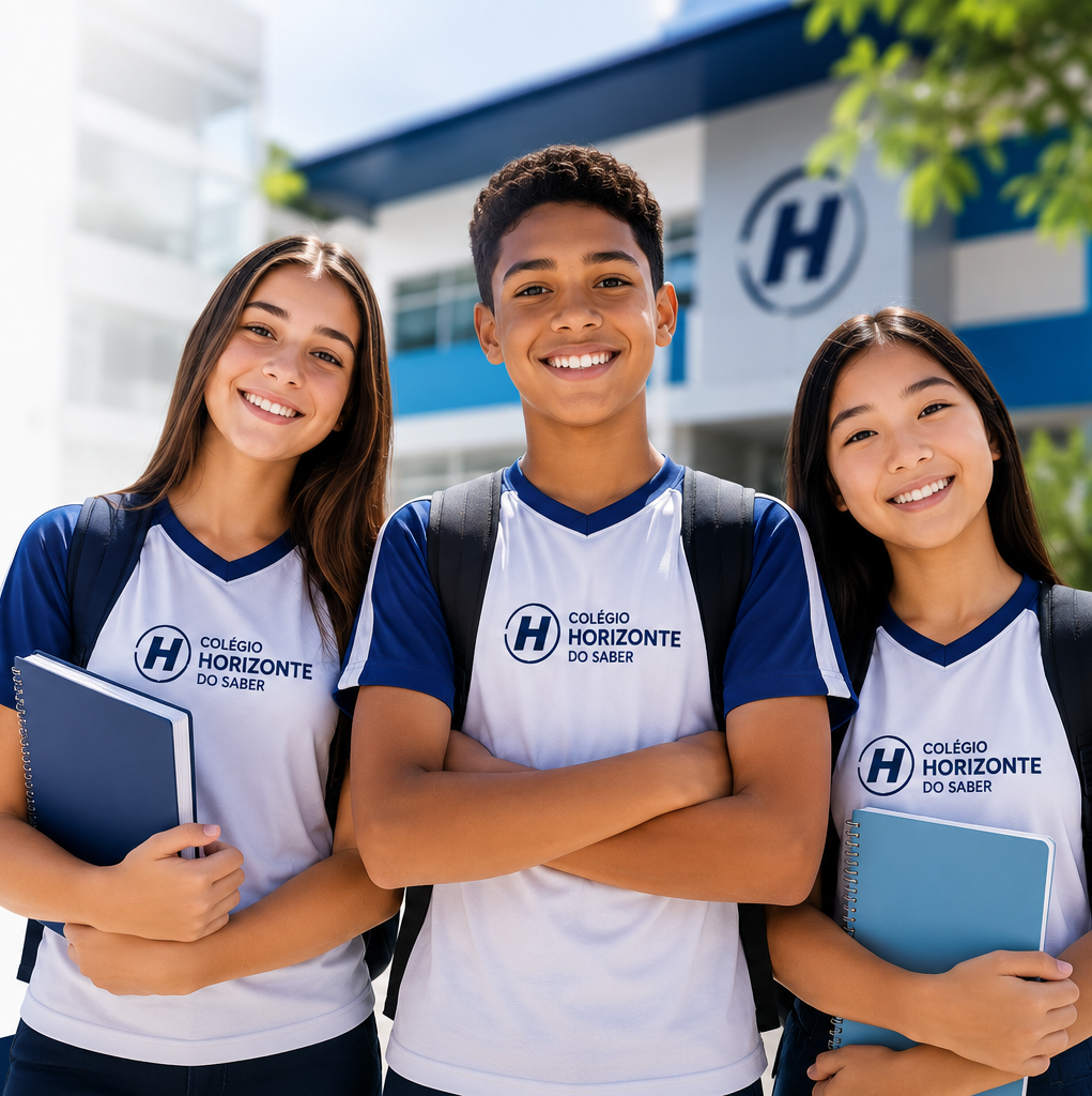 Alunos do Colégio Horizonte do Saber