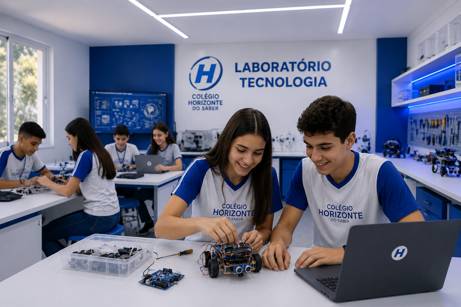 Novo laboratório de tecnologia